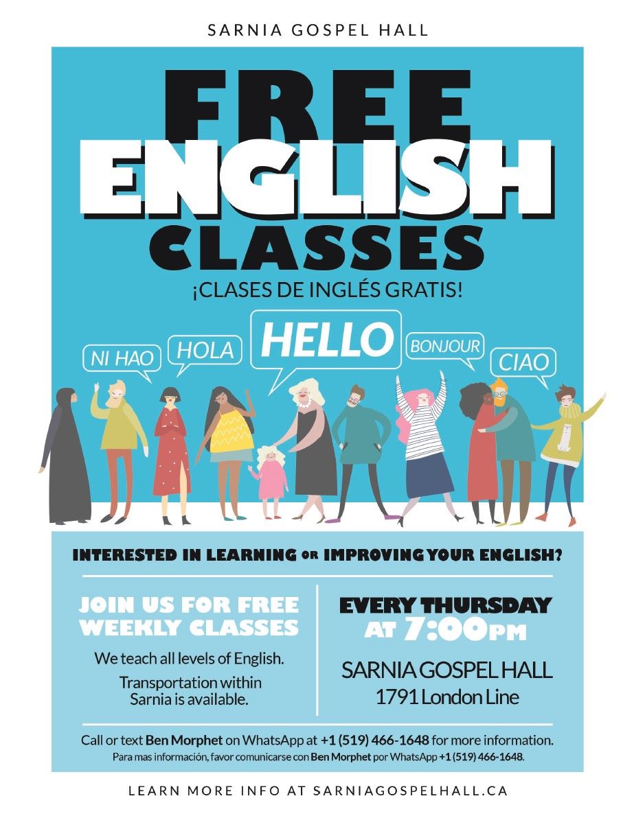 ESL class info page